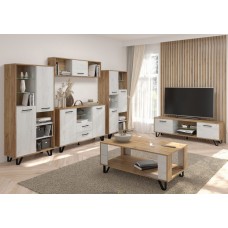 Mēbeļu komplekts BOSS 4, Craft zelts/Craft balts
